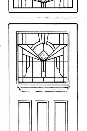 Deco door set sketch